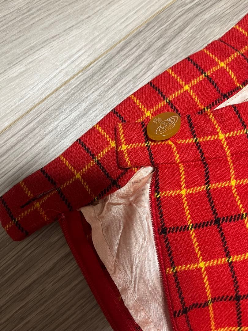 Vivienne Westwood1995年チェック柄スカート UK10 値下げ