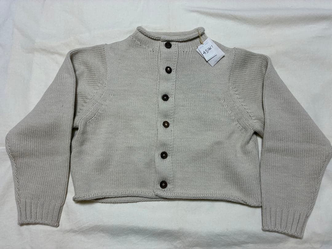 今季 45r ヤクメリノのカーディガン（新品）