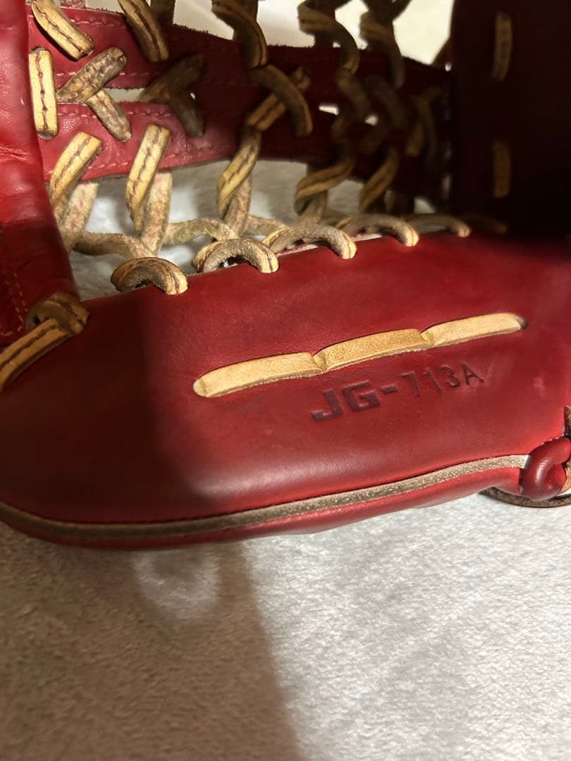 ジュンケイ硬式外野用型付け済み型良好