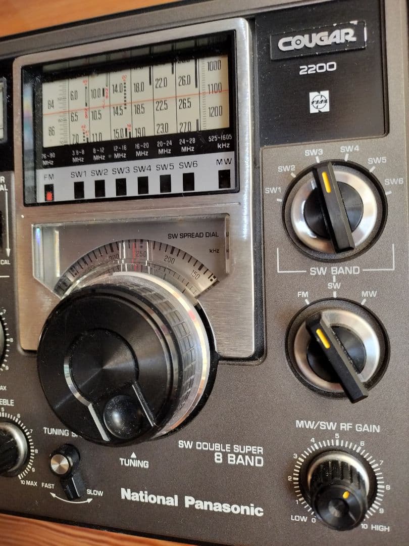 希少 National Panasonic Cougar 2200ラジオ