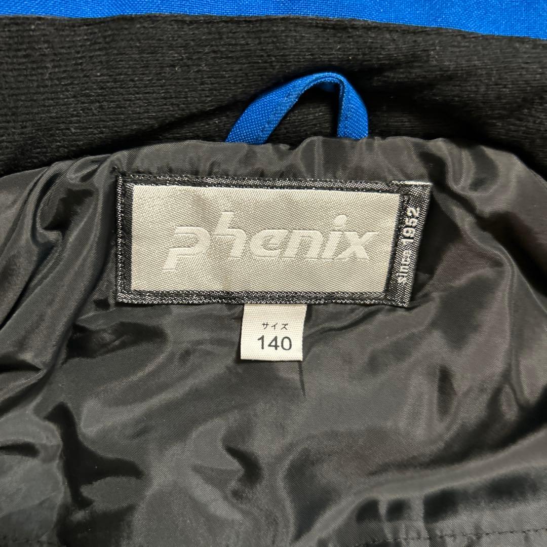 phenix スキーウェア 子ども用 サイズ140 ネオンイエロー/ネイビー