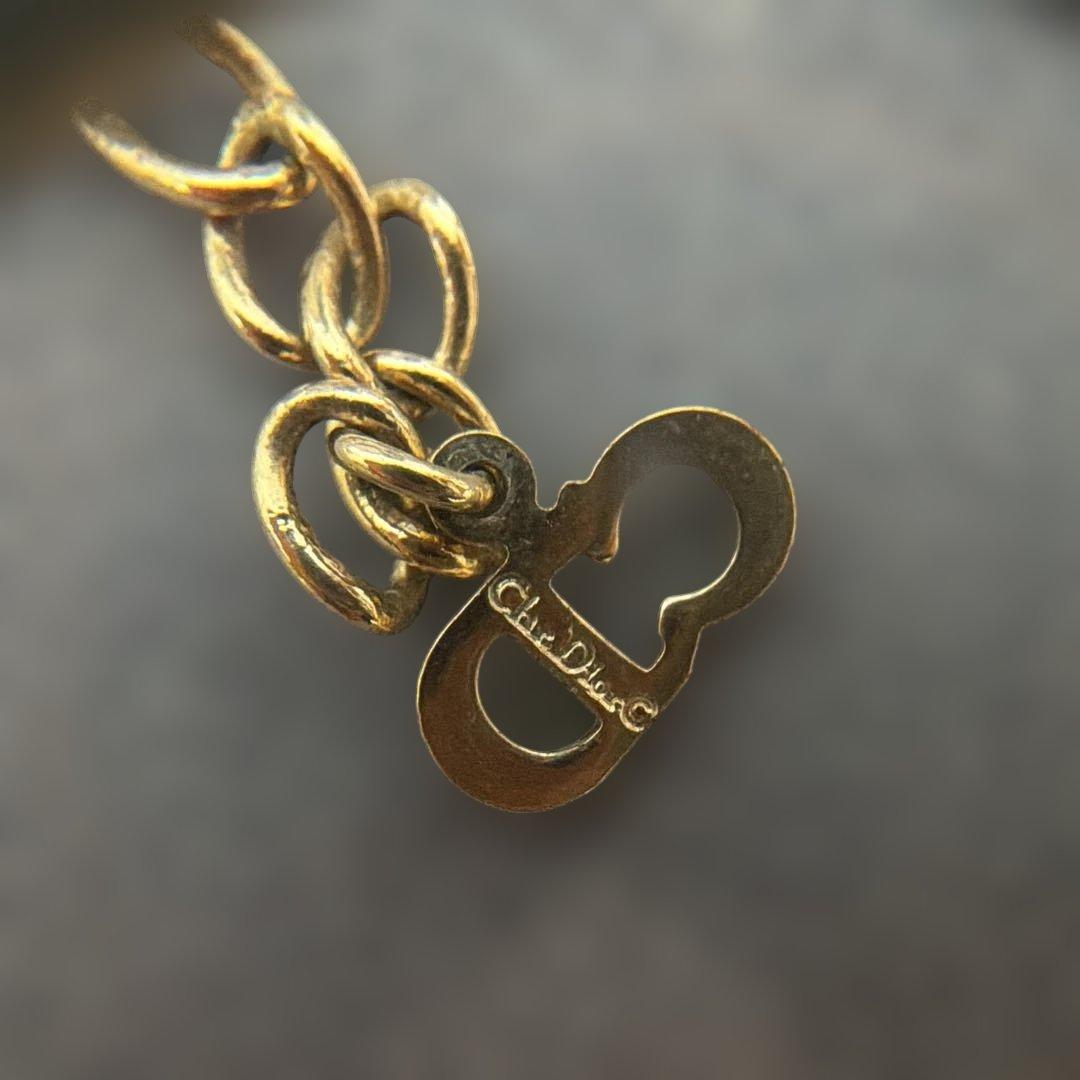 最終値下げDior クリスチャンディオール CD ロゴ ゴールド ネックレス