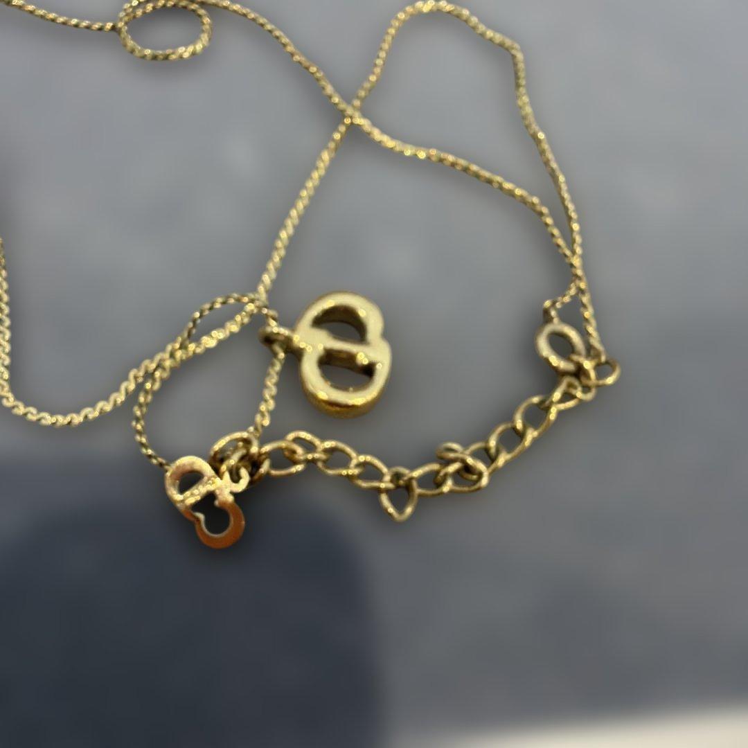 最終値下げDior クリスチャンディオール CD ロゴ ゴールド ネックレス