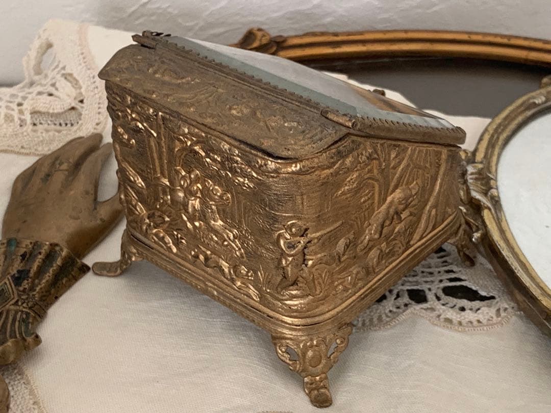 jude フランス　蚤の市　ジュエリーケース　ブロカント