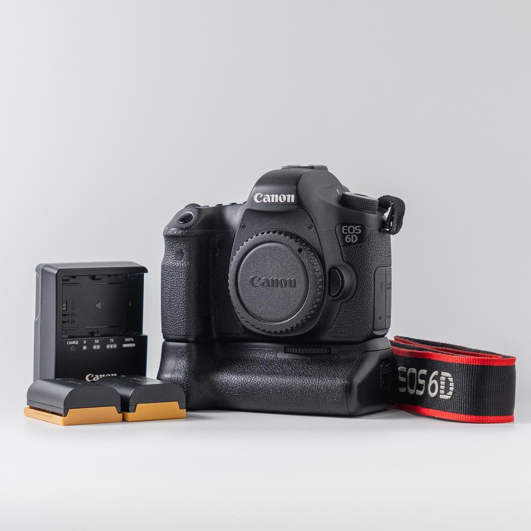 Canon EOS 6D バッテリーグリップ BG-E13 バッテリー2個付き