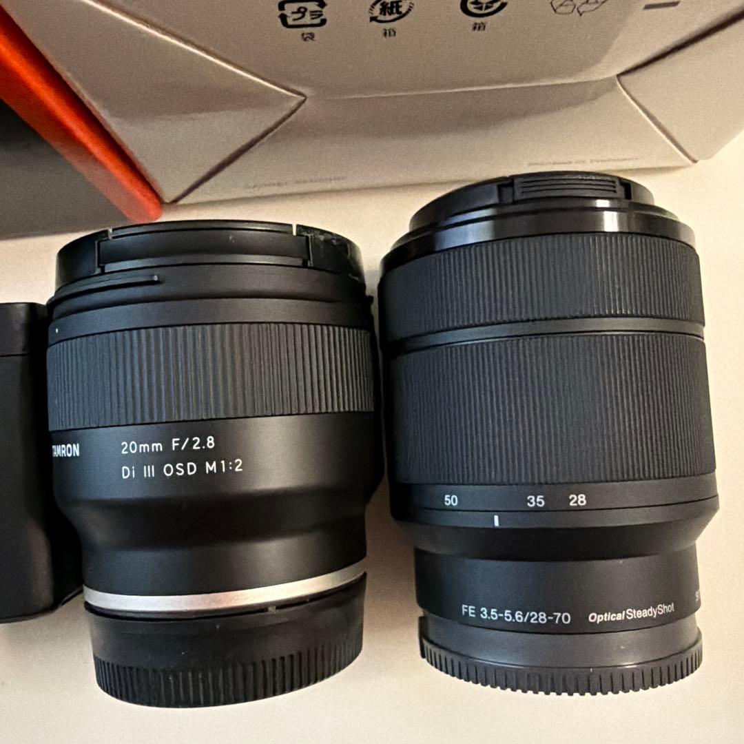 Sony α7C + Tamron 20mm レンズ３点セット