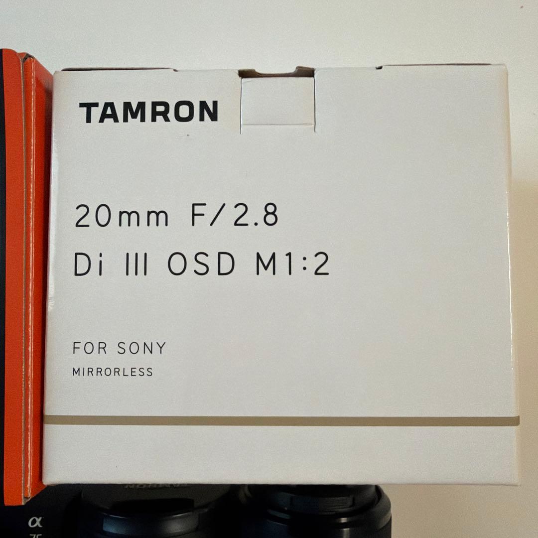 Sony α7C + Tamron 20mm レンズ３点セット