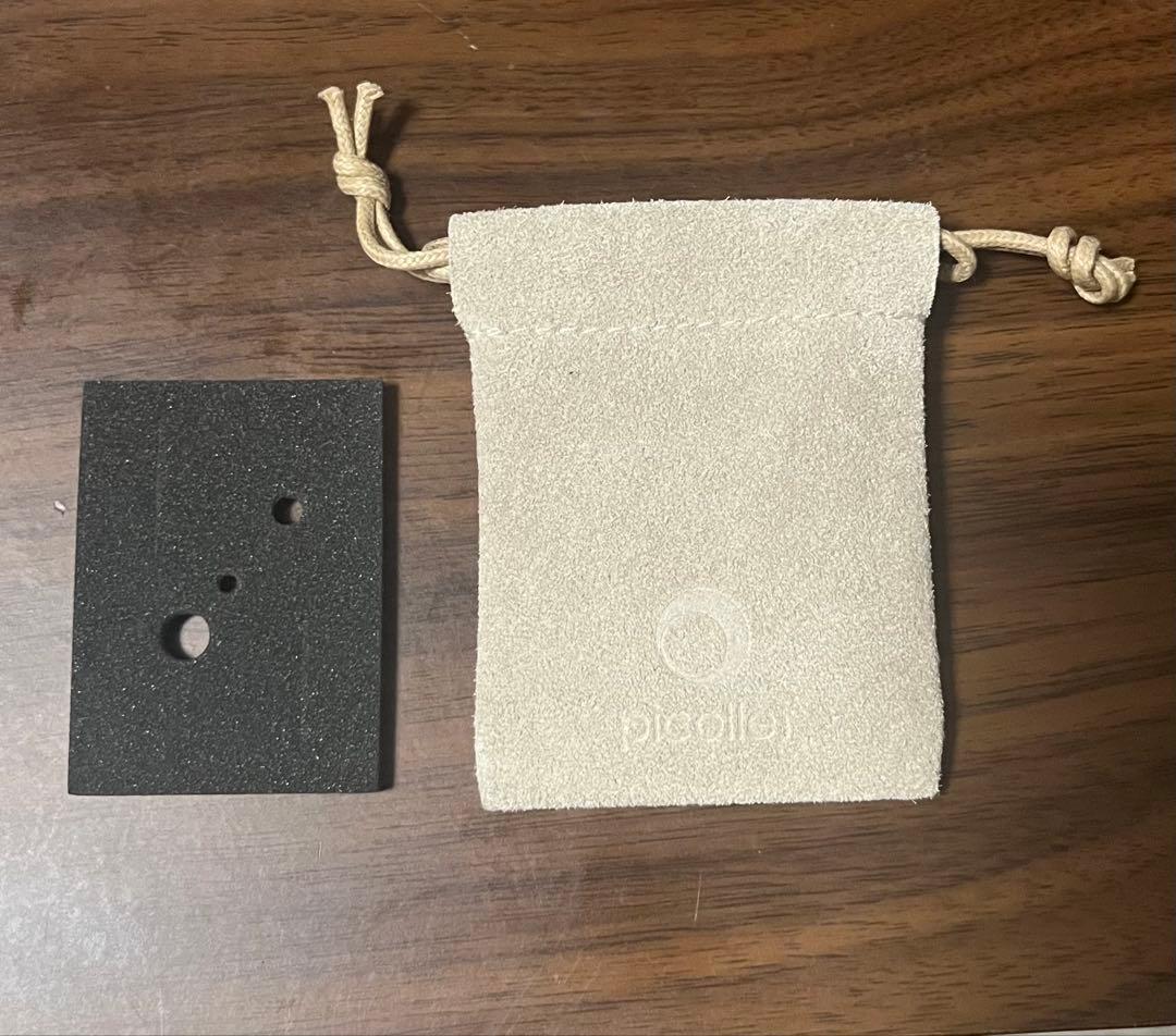 picollet サファイア フラワー ピアス k18 ピコレ