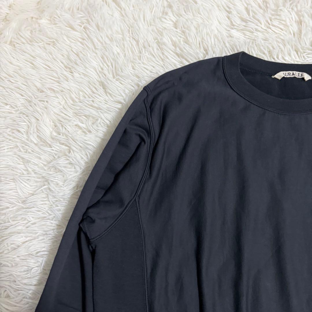 トップス AURALEE ELASTIC HIGH GAUGE SWEAT 23SS