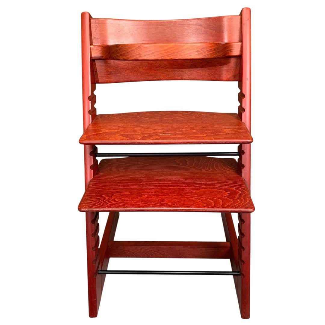 STOKKE　トリップトラップ　木目ワインレッド