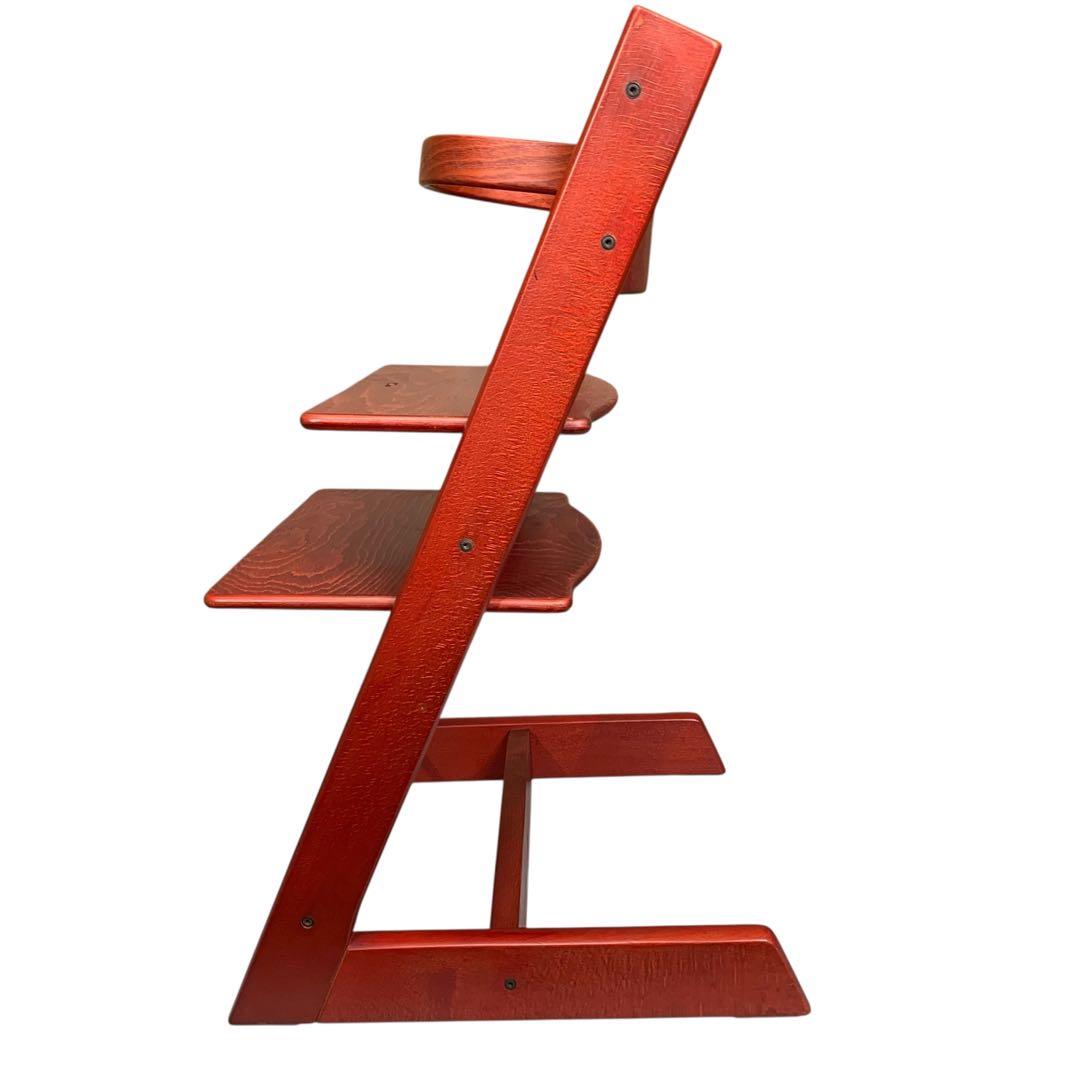 STOKKE　トリップトラップ　木目ワインレッド