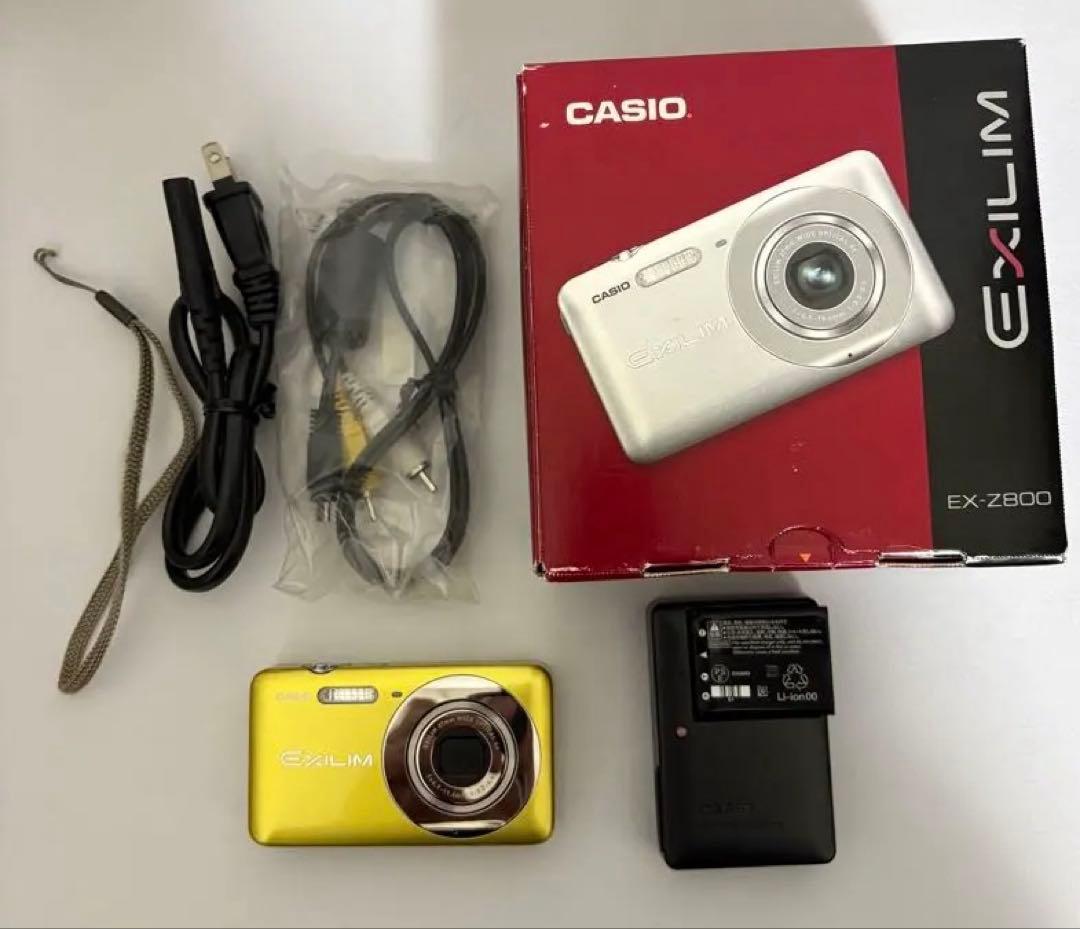 【動作確認済】デジカメCASIO EXILIM EX-Z800【箱付属品付】