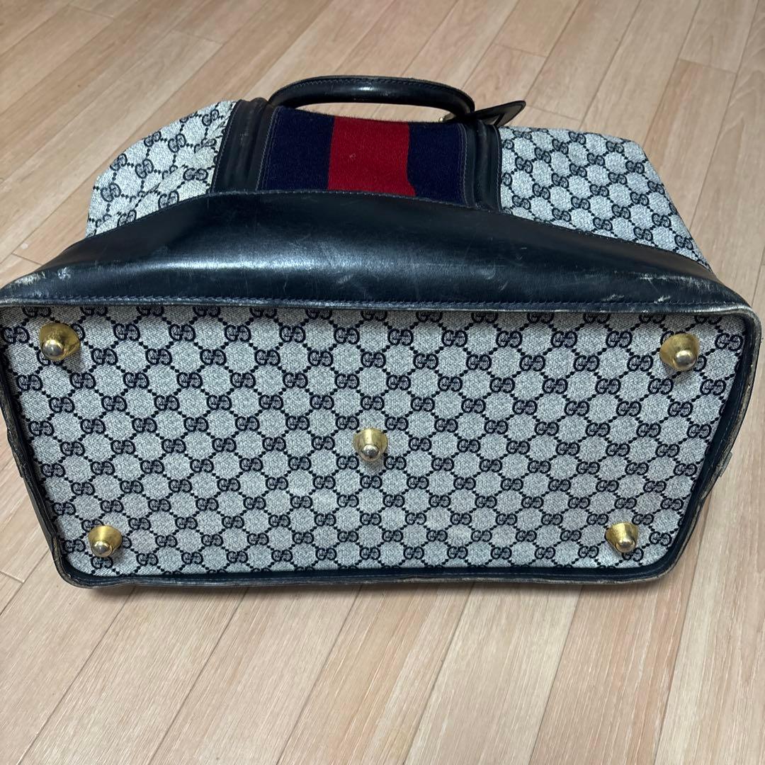 GUCCI ボストンバッグ GGパターン オールドGUCCI