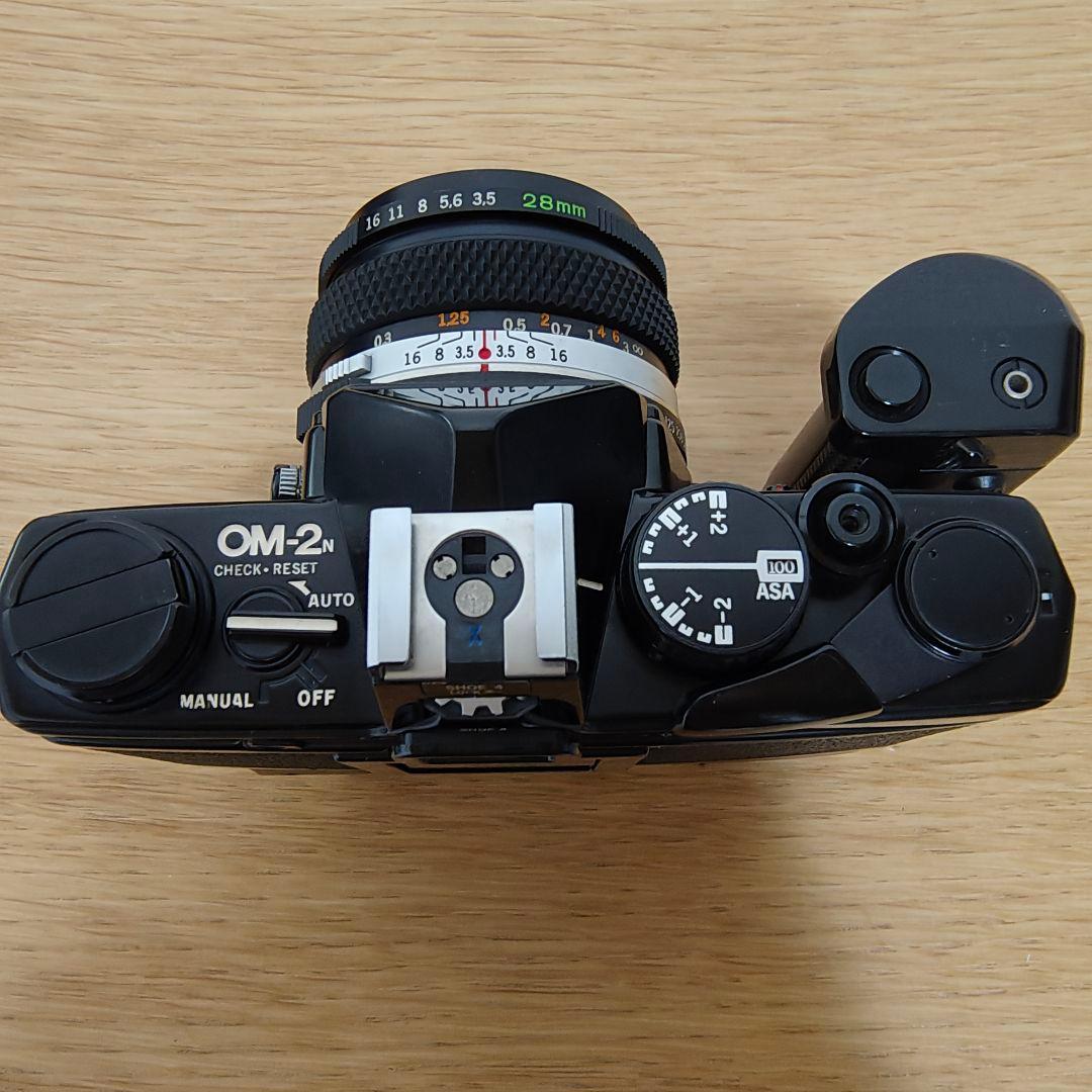 フィルムカメラ OLYMPUS OM-2N G.ZUIKO AUTO-W 28mm F3.5