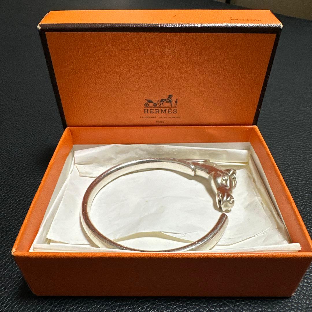 〈最終価格〉Hermes Cheval Double Head Bangle