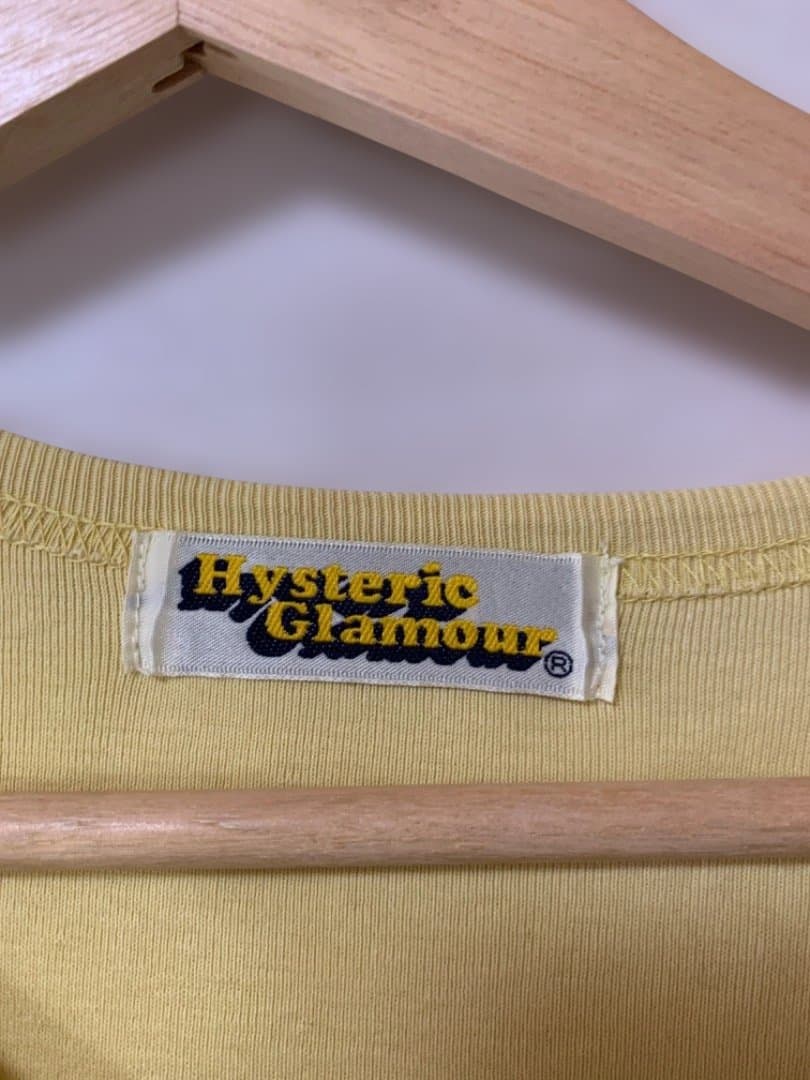 希少 初期 Hysteric Glamour イエロー Tシャツ 半袖