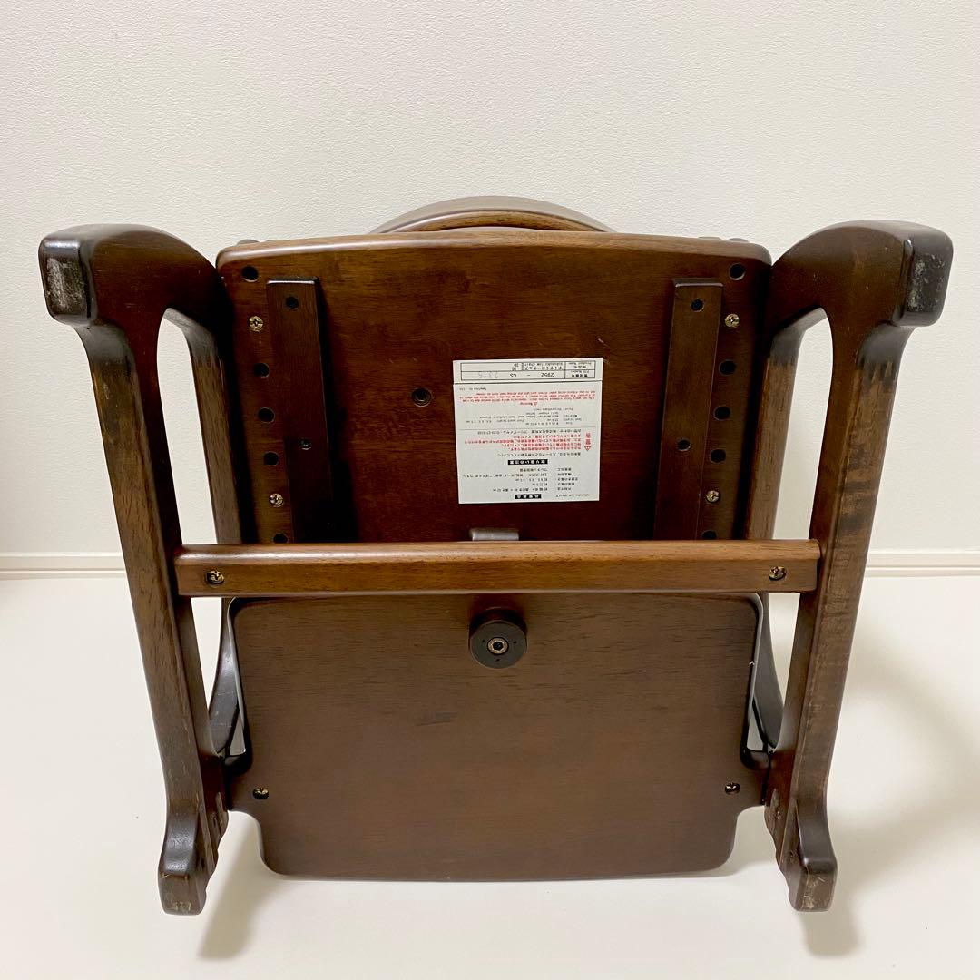 大和屋　すくすくローチェアⅡ テーブル・ガード付き　ベビーチェア　ダークブラウン