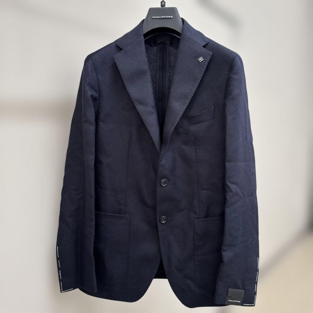 【新品】TAGLIATORE/MONTECARLO/ホップサックネイビー44