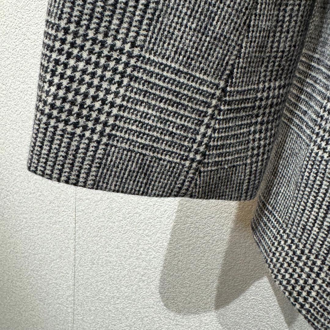 希少 極美品 jonnlynx タスマニアウール グレンチェックジャケット