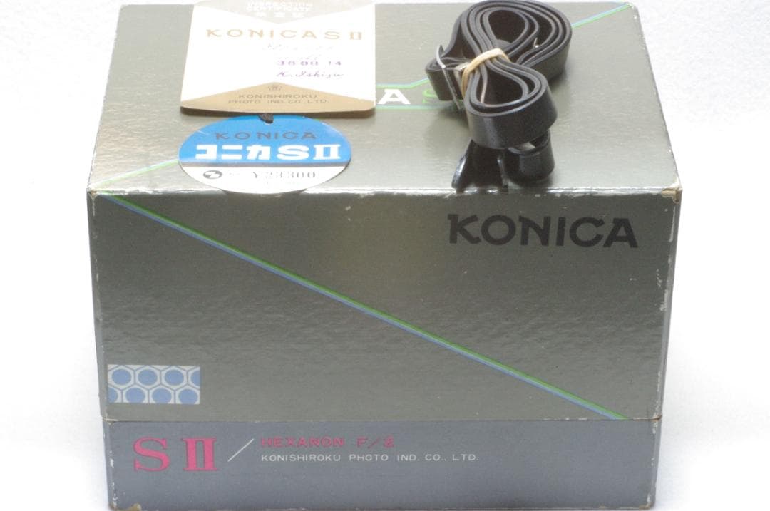 Konica SⅡ レンジファインダー Hexanon 元箱 動作確認済 美品