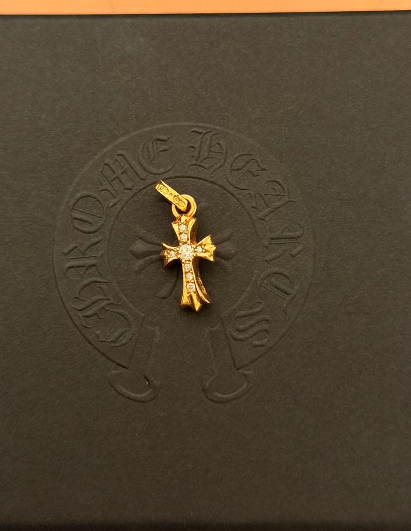 クロムハーツ　ベイビーファット　22K 純正パヴェダイヤ ネックレス　新品