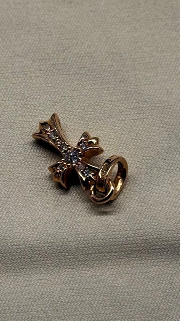 クロムハーツ　ベイビーファット　22K 純正パヴェダイヤ ネックレス　新品