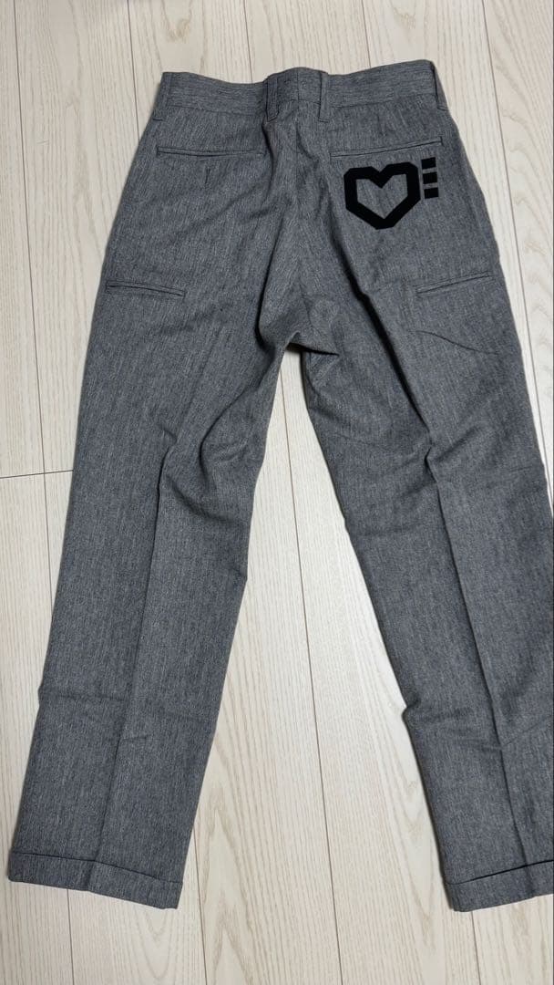 FOS　　human made ウールパンツ　グレー ハートロゴ