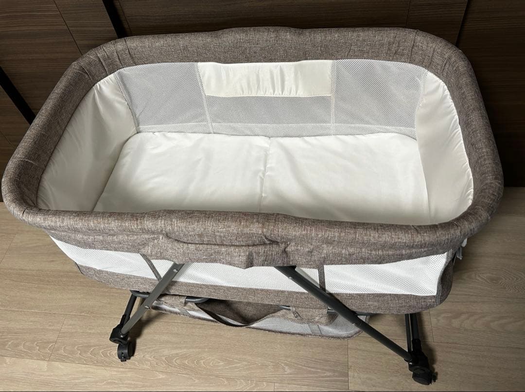 ZOOBLY ベビーベッド ゆりかご ベビーラック 折りたたみ　組み立て簡単