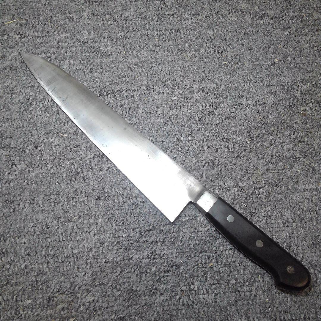 中古　牛刀(黄金剣・本鋼) 刃渡り27cm