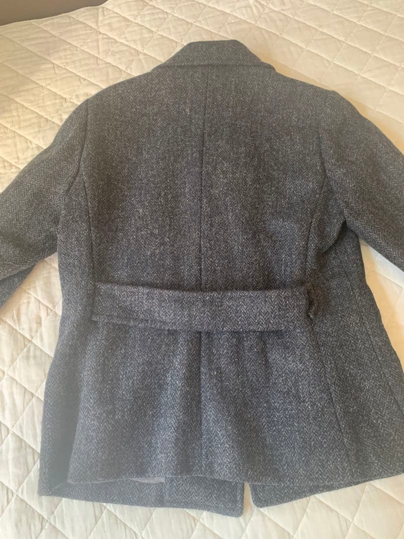 値下げ中　断捨離45r ウールツイードジャケット　ヘリンボーン