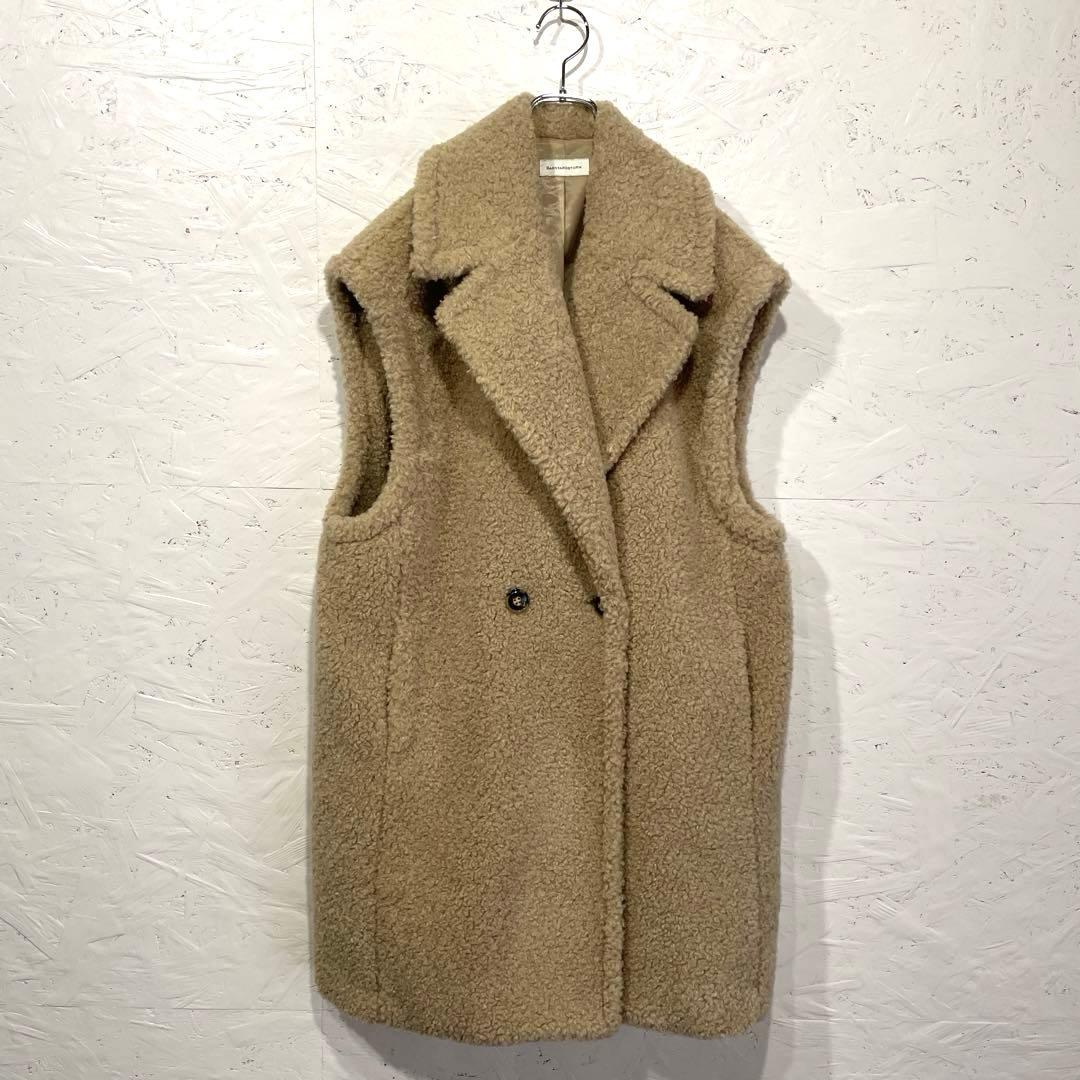 【BARNYARDSTORM】ボアロングベスト　プードルファー　1