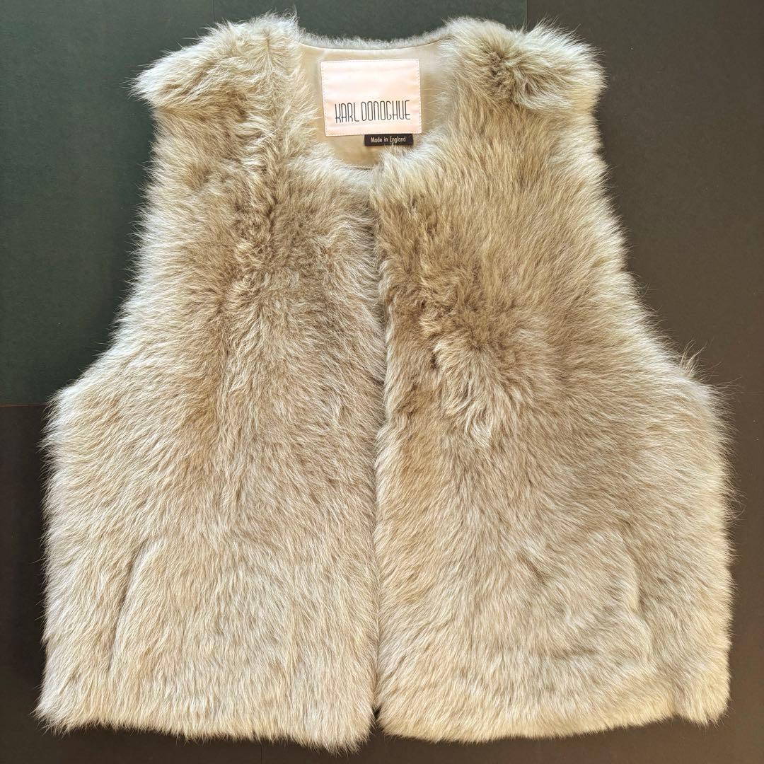 KARL DONOGHUE カールドノヒュー　ムートン（ヒツジ）ベスト　ジレ