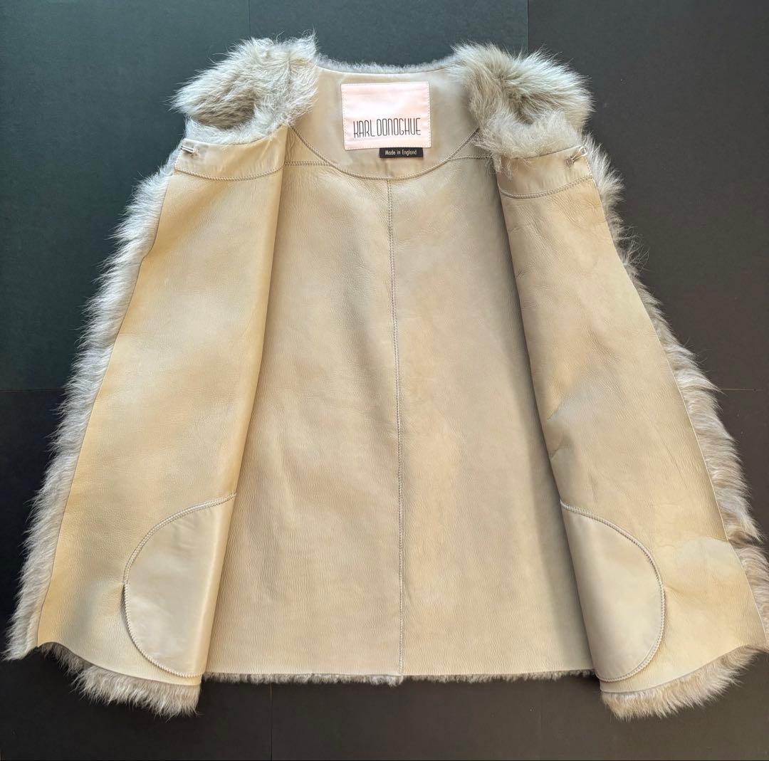 KARL DONOGHUE カールドノヒュー　ムートン（ヒツジ）ベスト　ジレ