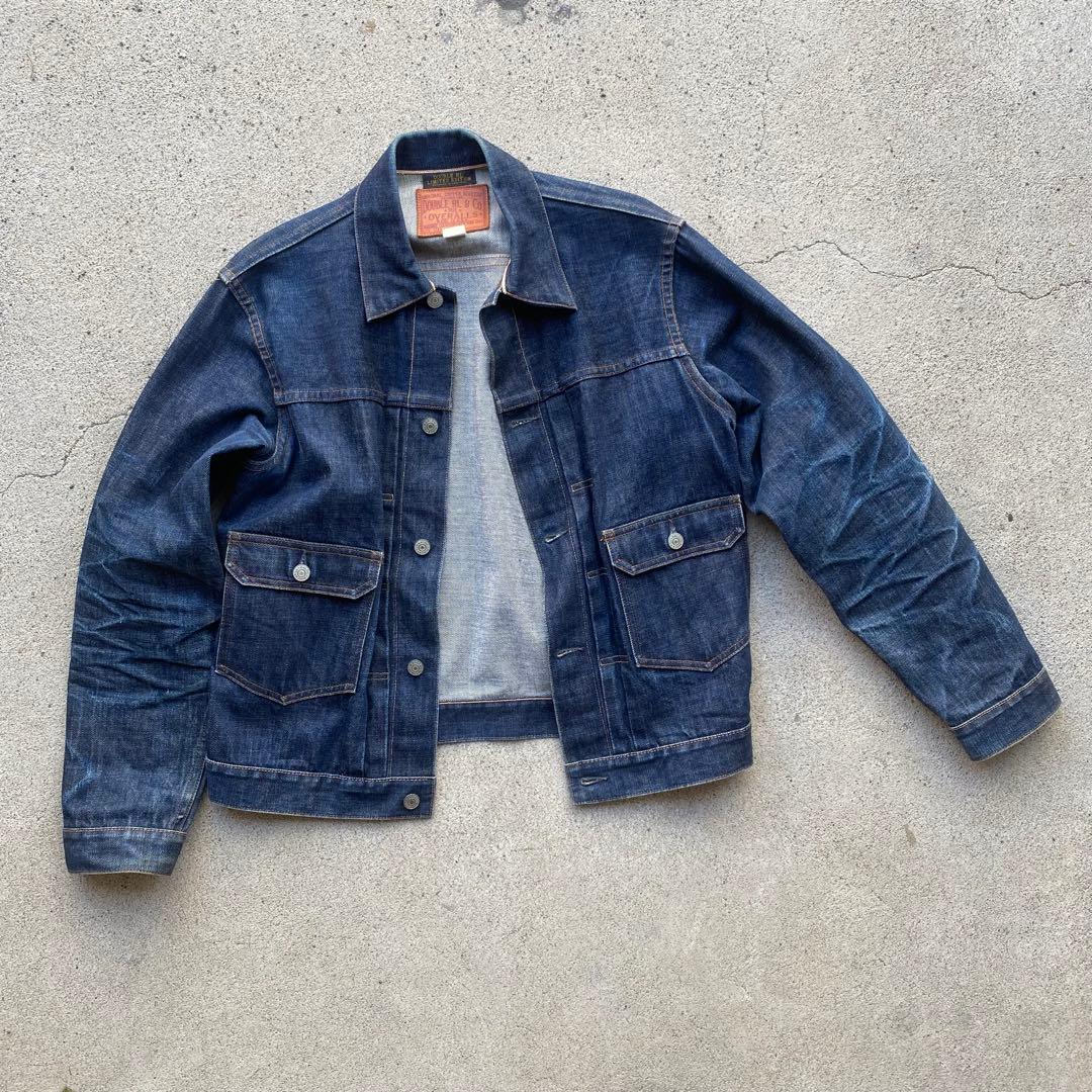 RRL 2nd type USA製　ラルフローレン Gジャン 体感L 鬼ヒゲ