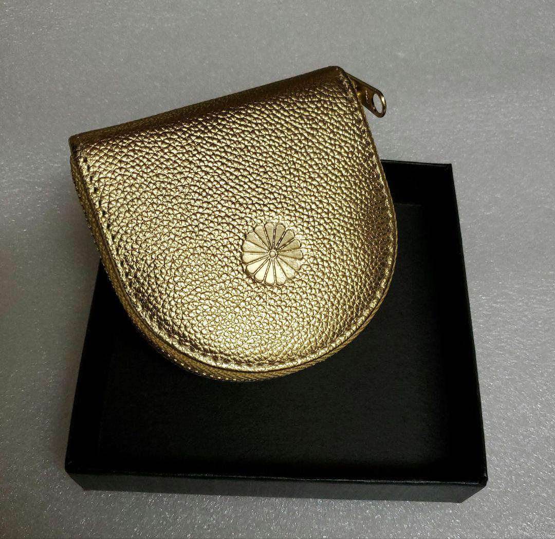 【最安値❗最終価格❗】皇居財布　金ゴールド ケース小銭入れ 箱付き