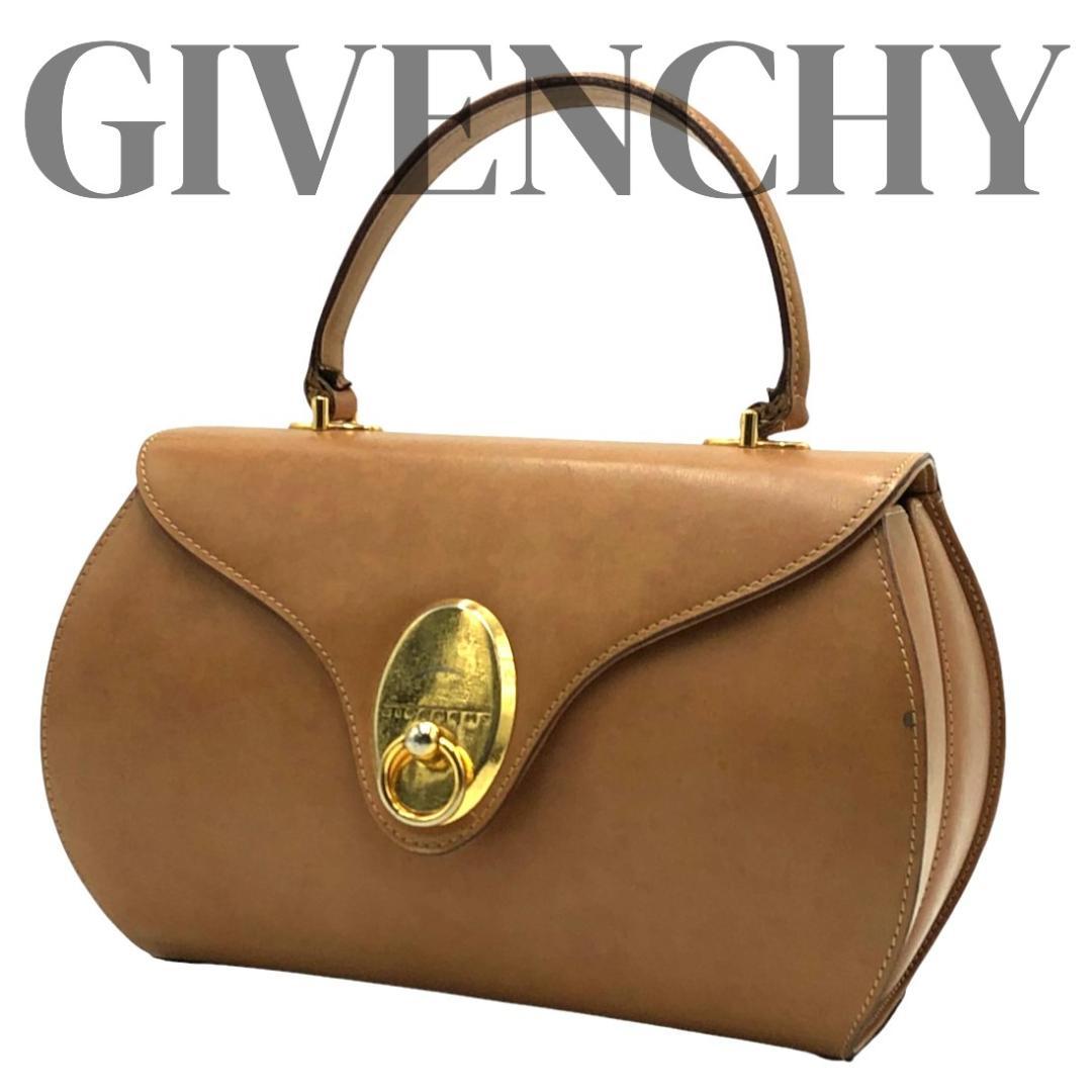 【美品】GIVENCHY ジバンシィ ヴィンテージ ハンドバッグ　ベージュ