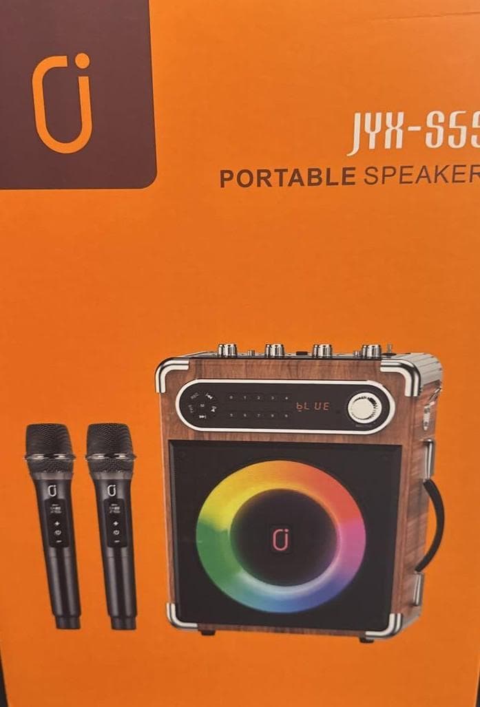 【新品】最安値セール中！カラオケ スピーカーセット ワイヤレスマイク2本