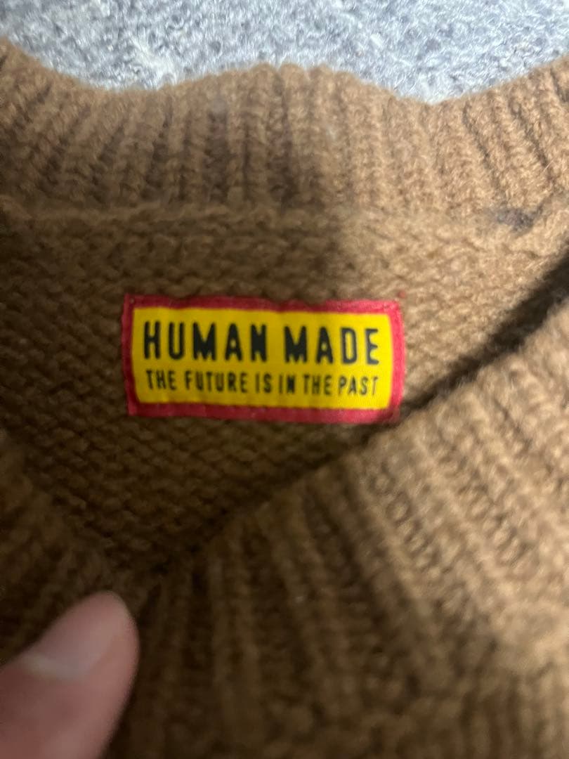 トップス HUMAN HOPE LOW GAUGE KNIT