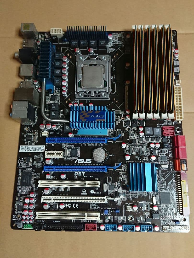 ASUS P6T マザーボード + Xeon X5650 +24GB RAM