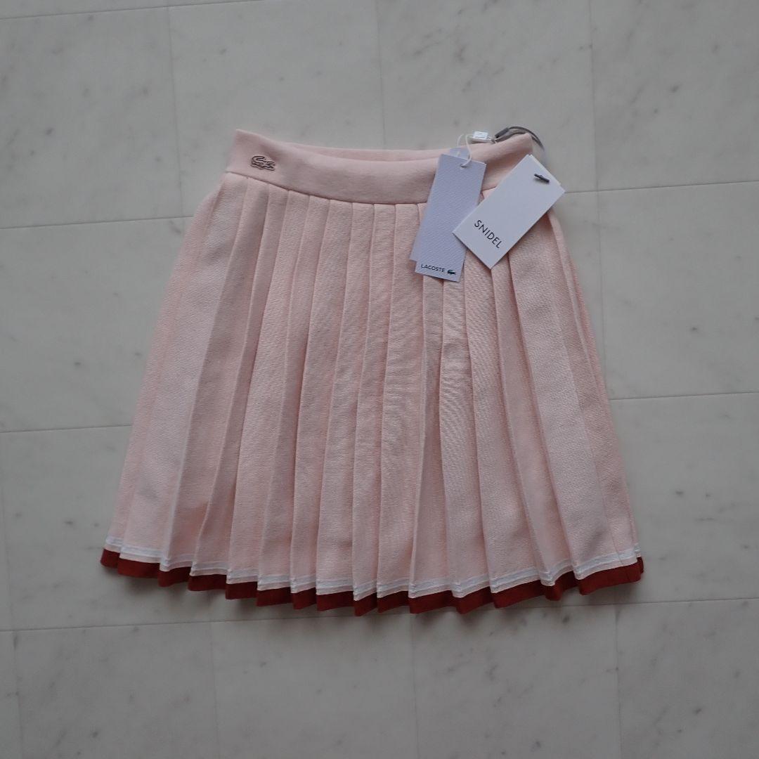 m13) SNIDEL×LACOSTE プリーツスカート