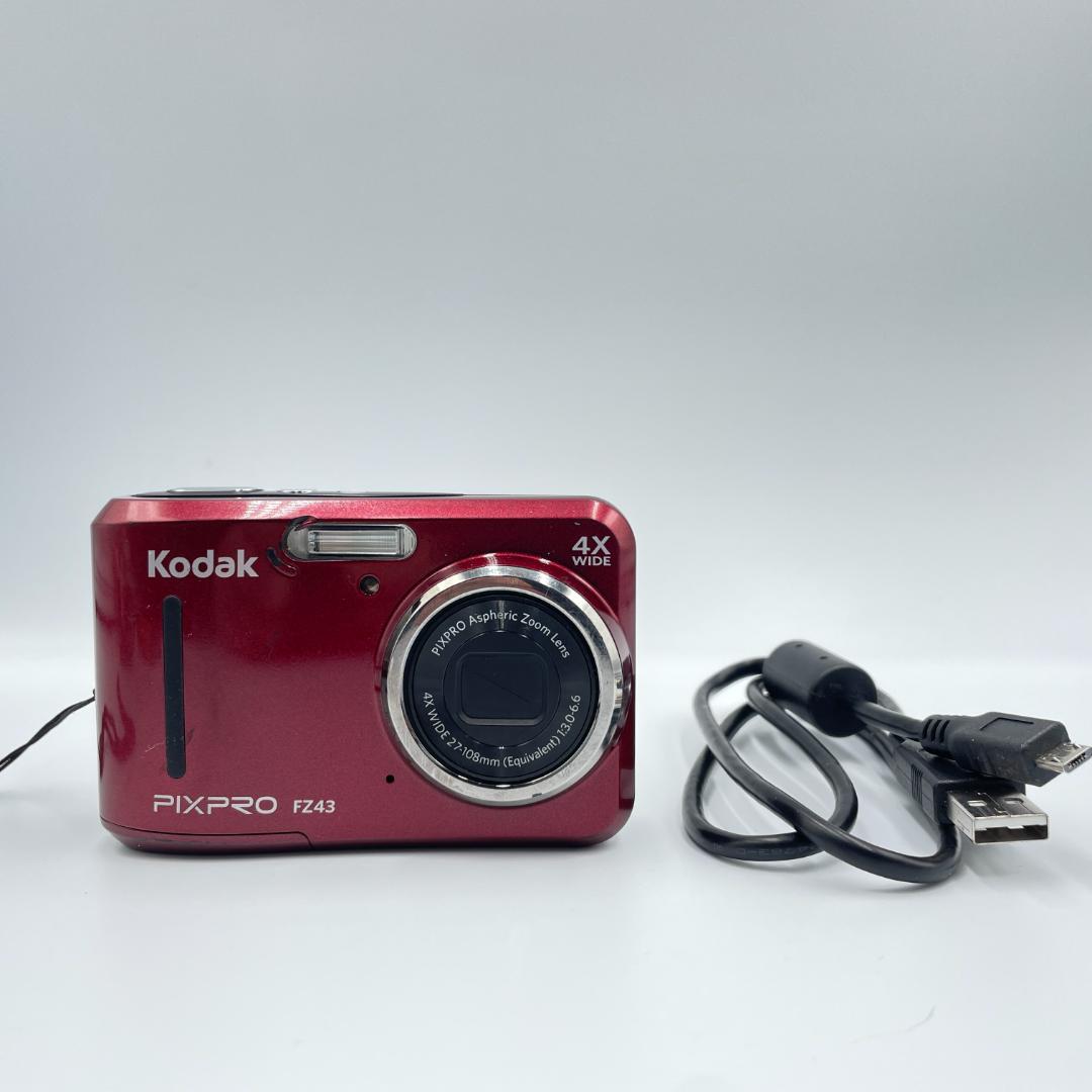 【動作品・転送特典無料あり】Kodak PIXPRO FZ43 RED