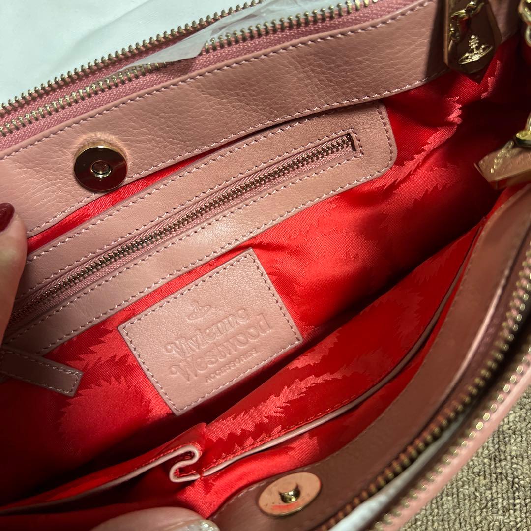 Vivienne Westwood ピンクショルダーバッグ