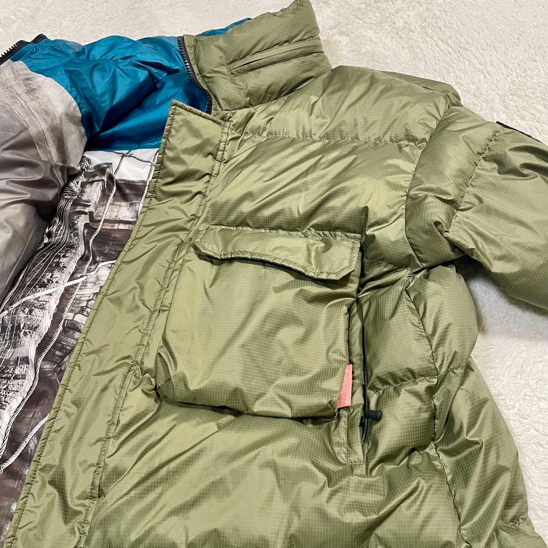 Schott ショット リバーシブル 中綿ナイロンジャケット 自由の女神 カーキ