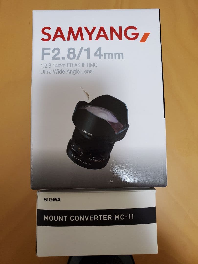 SAMYANG OPTICS 14F2.8/C +MC-11 セット