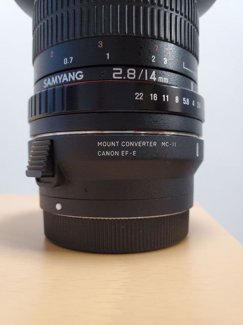 SAMYANG OPTICS 14F2.8/C +MC-11 セット