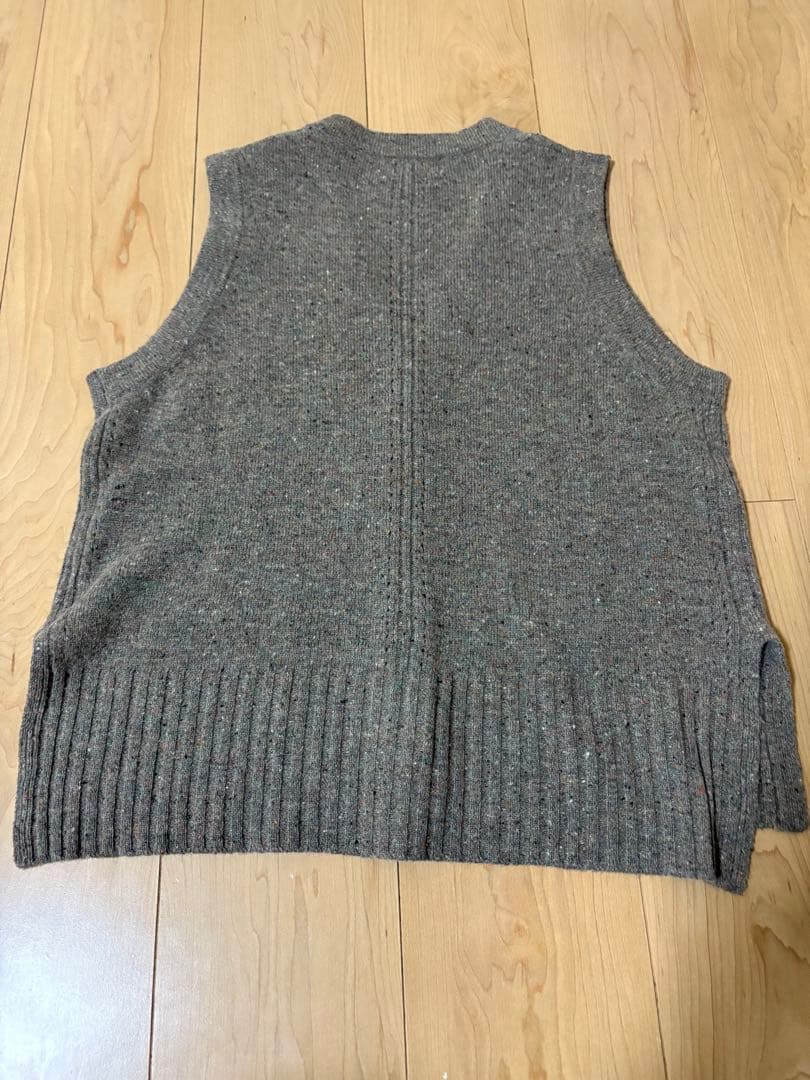 完売品　doux bleu　EXファインメリノウール ニットベスト