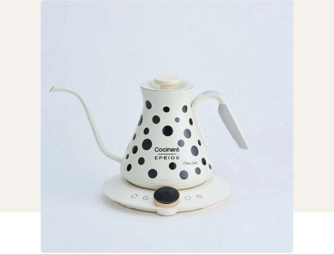 新品未開封！【世界バリスタ監修】エペイオス 熱感応変色ドリップケトル 電気ケトル