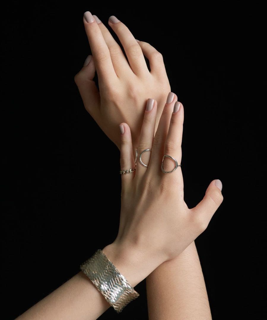 ARTIDA OUD weaved シルバー バングル ブレス 925 銀製