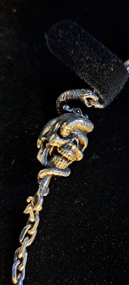 WACKO MARIA /ワコマリアシルバー925スカルウォレットチェーン