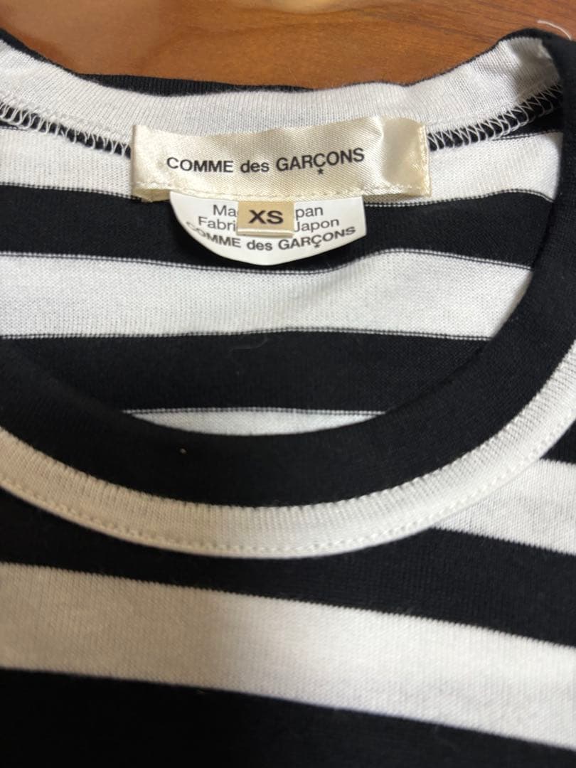 新品未使用コムデギャルソンボーダーカットソー
